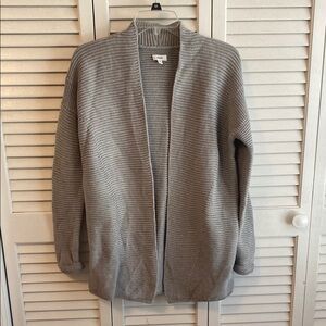 Gray Open-Front Women's Vince. Sweater